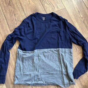 J.Crew JCrew Long Sleeve Slub Cotton Yarns Medium Tee